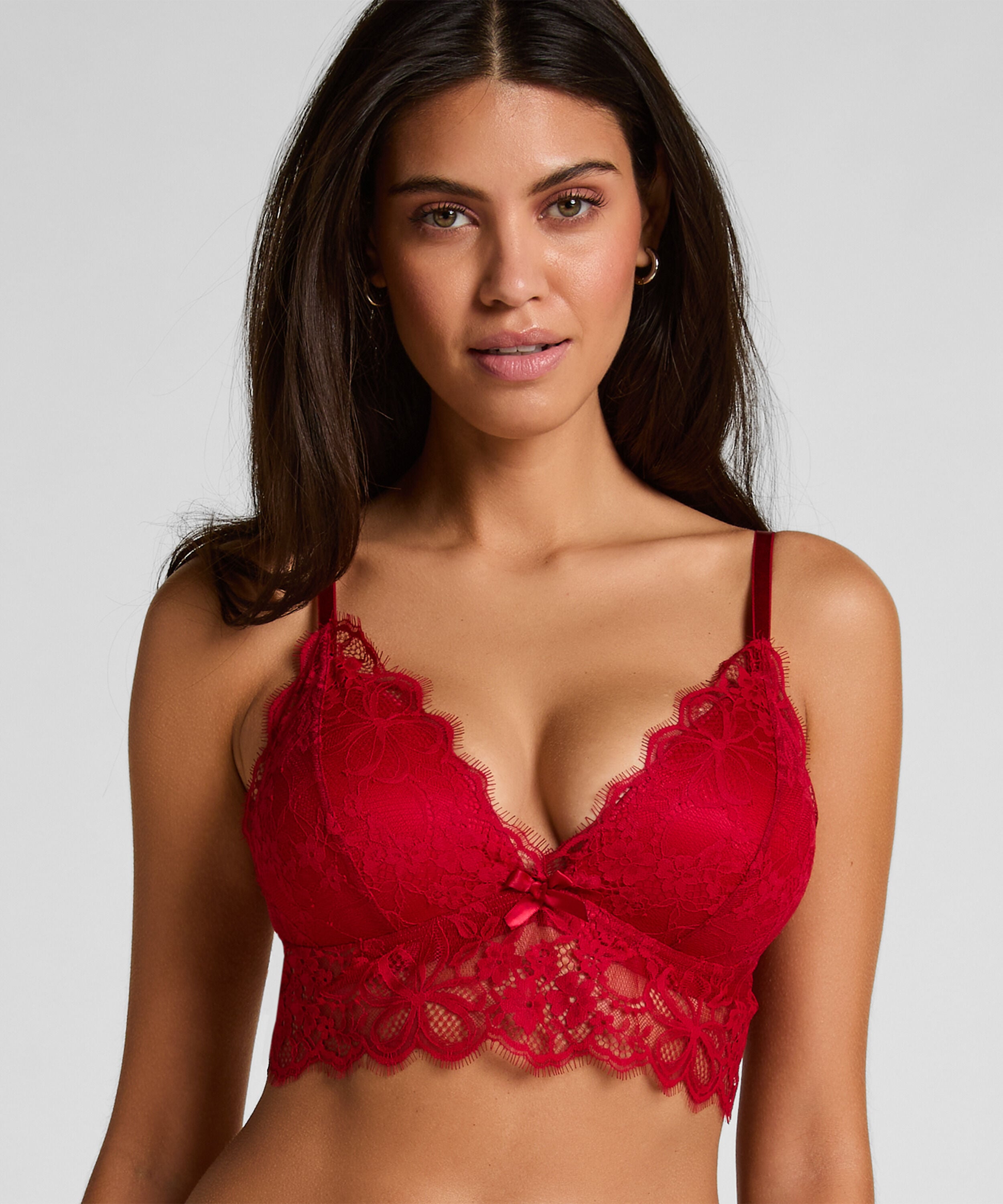 Bralette triangular Marianna, Rojo Bralette triangular Marianna, Rojo