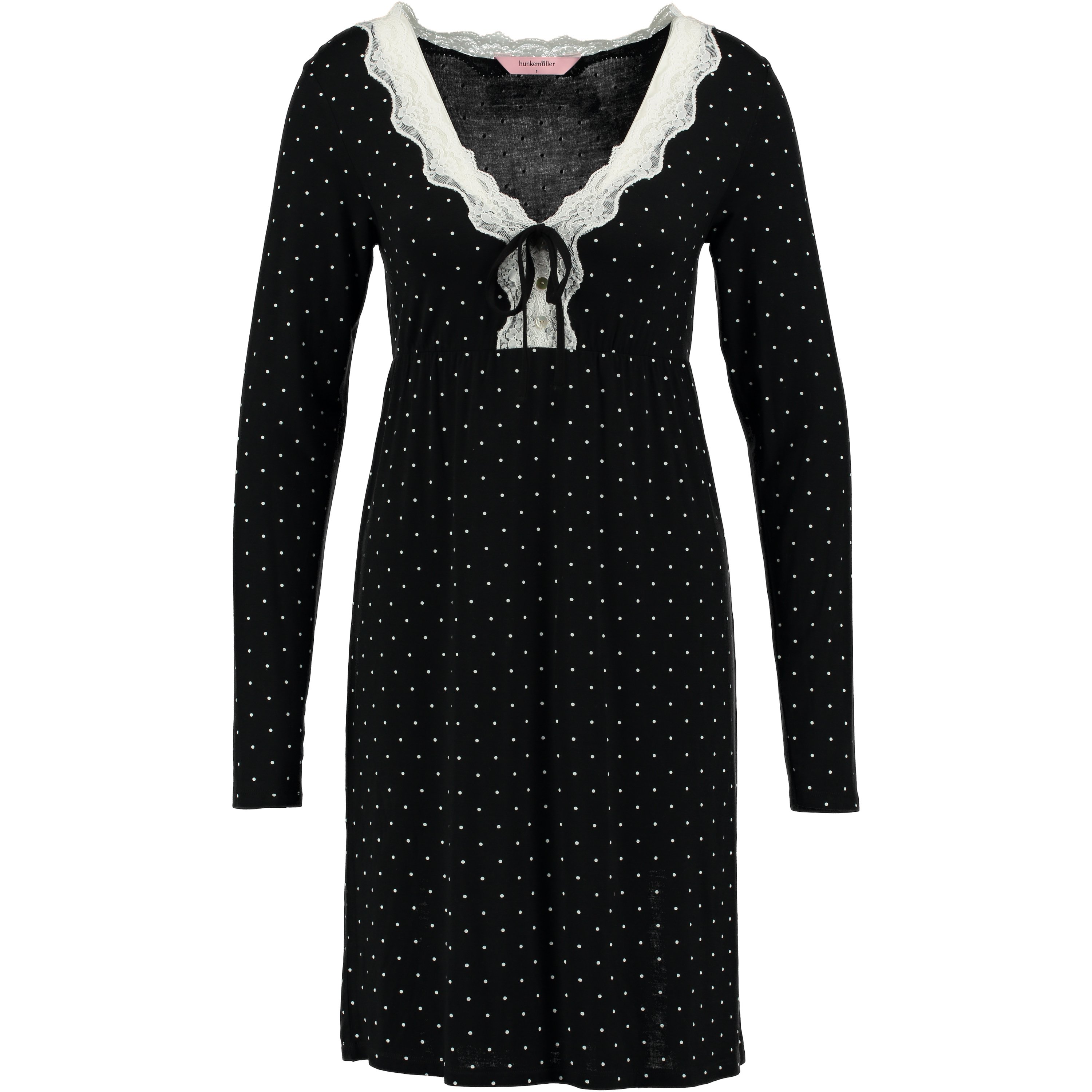 Nightshirt Pamina, Negro, main