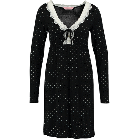 Nightshirt Pamina, Negro