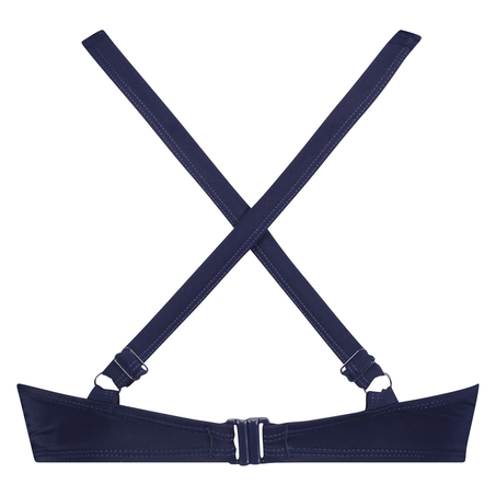 Top de bikini con aros preformado Sunset Dreams Copa E +, Azul