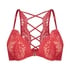 Sujetador push-up con aros y relleno Cardi, Rojo