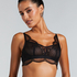 Bralette Ruby, Negro