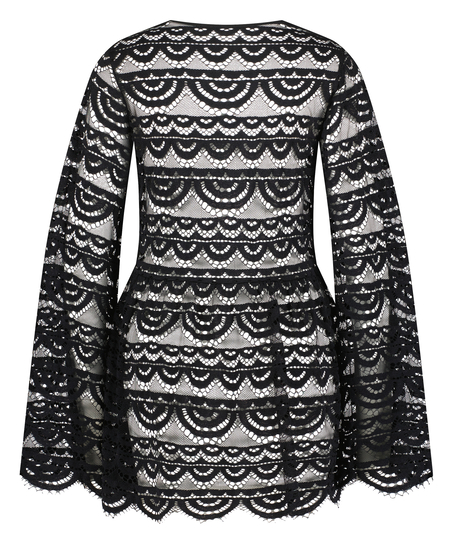 Vestido de playa, Negro