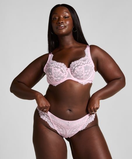 Sujetador con aros no preformado Daisy, Rosa