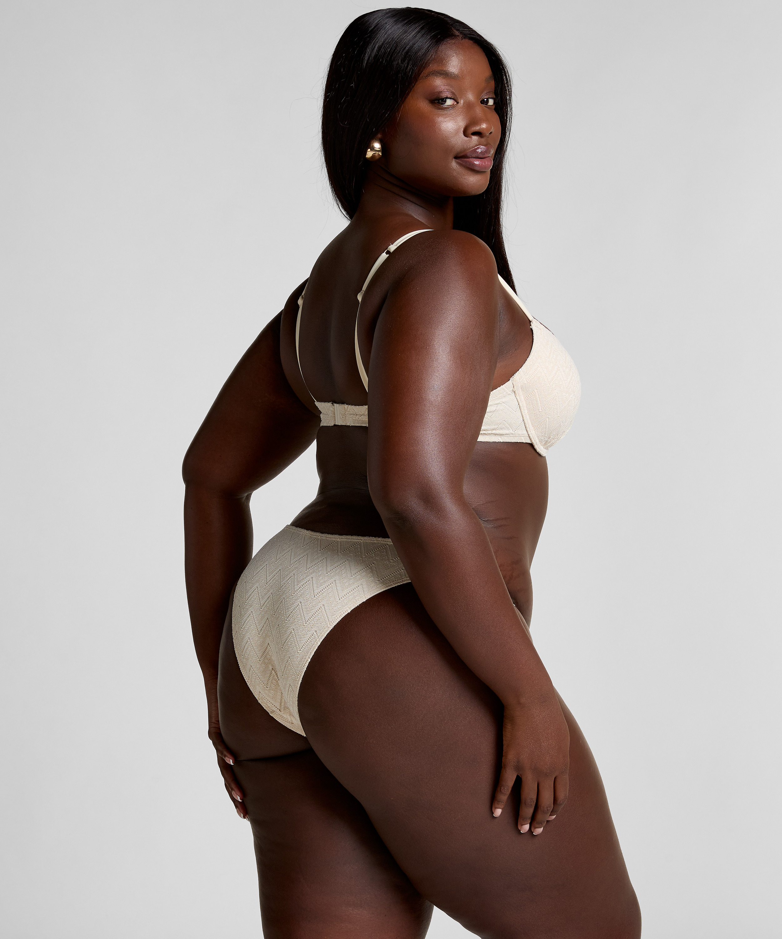 Braguita de Bikini Crochet, Blanco, main