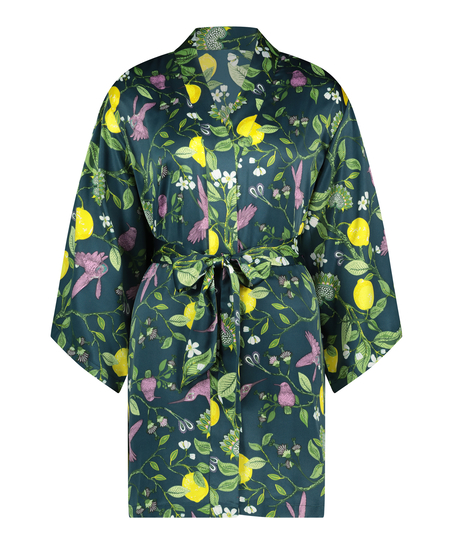Kimono Satin, Azul