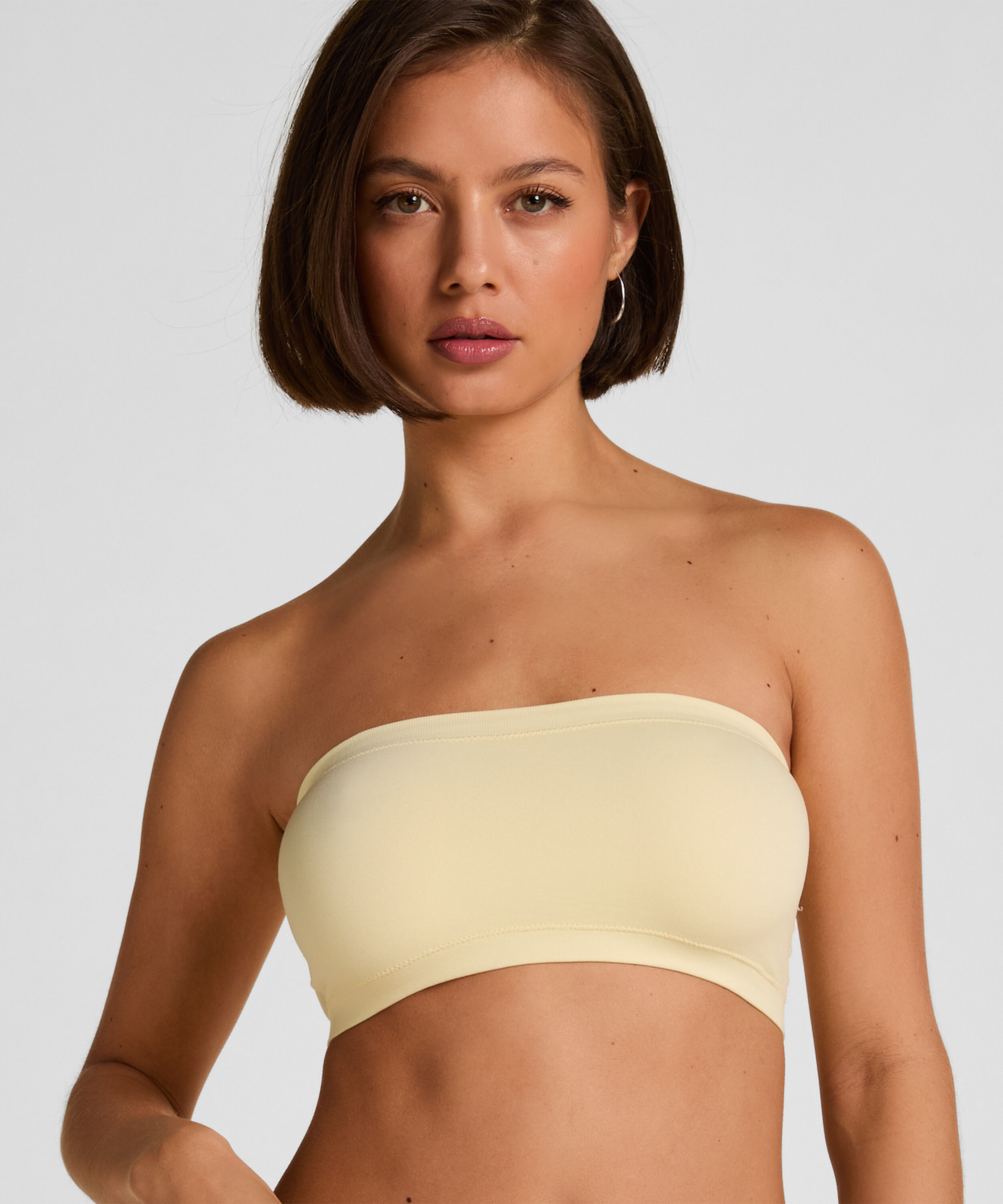 Bralette Dide Bandeau, Amarillo Bralette Dide Bandeau, Amarillo