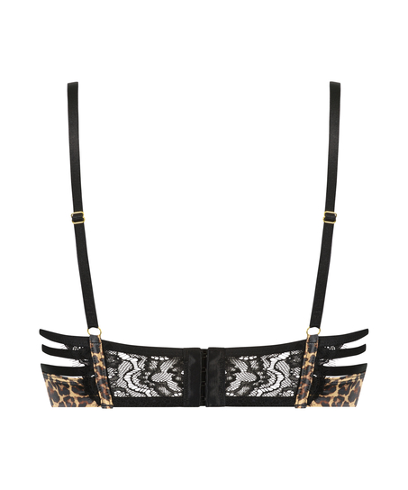 Sujetador longline de aros no preformado Mitzy, Negro