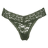 Tanga floral encaje, Verde