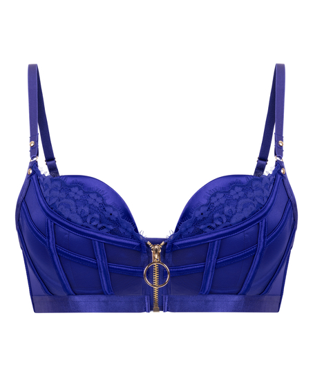 Sujetador de aros push-up acolchado Sable, Azul