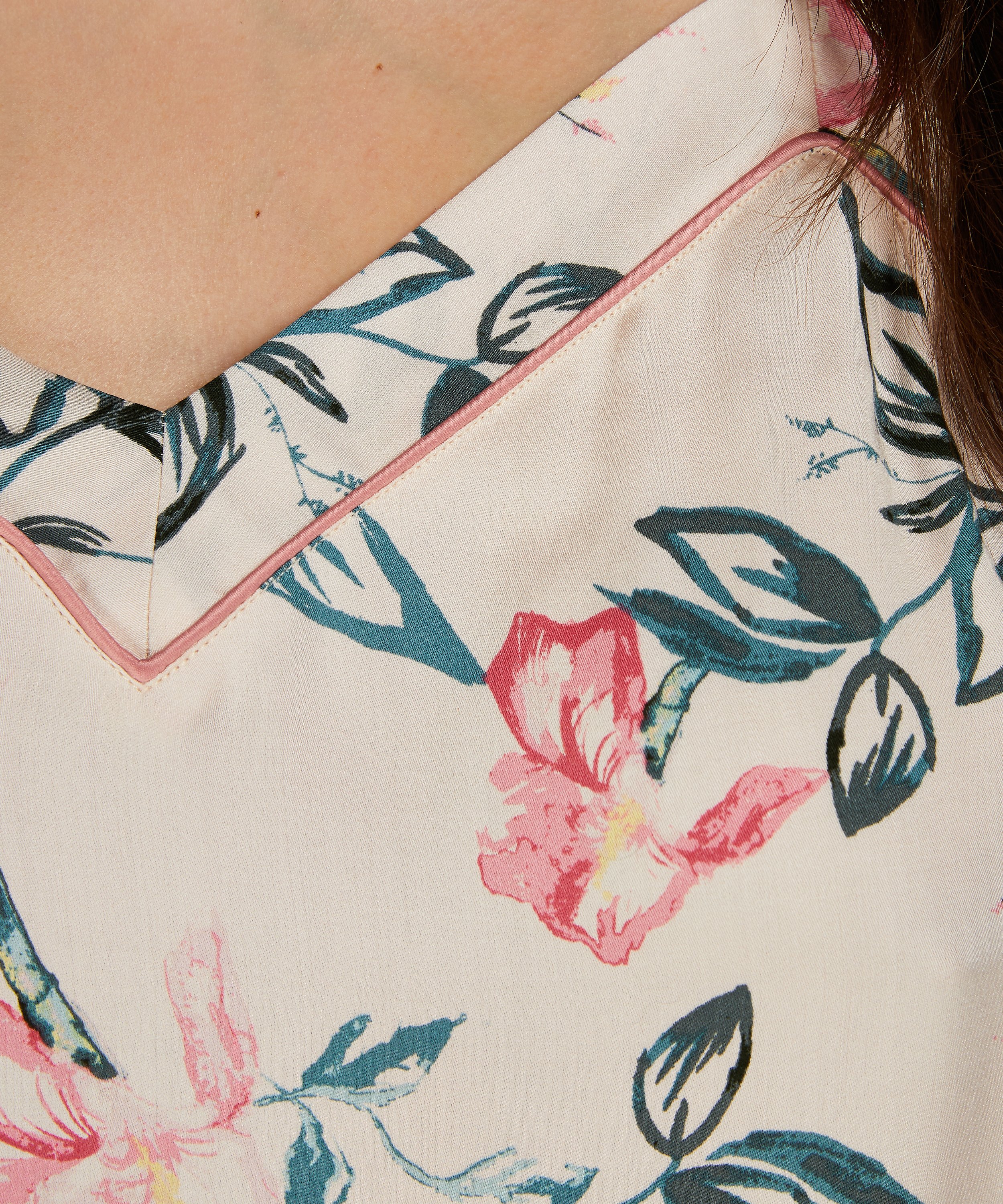 Camiseta tejida, Beige, main