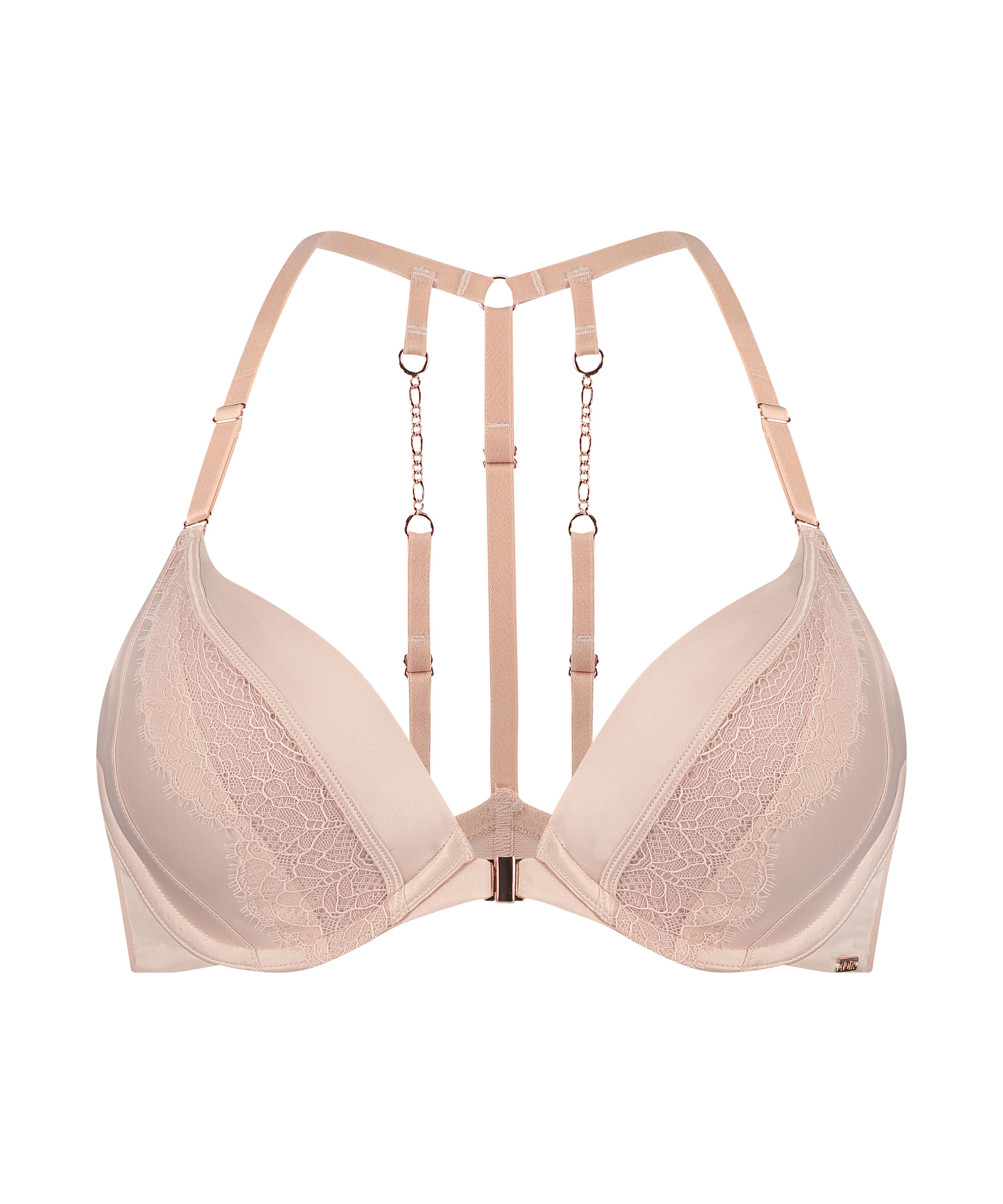 Sujetador push-up acolchado con aros Nicole, Rosa