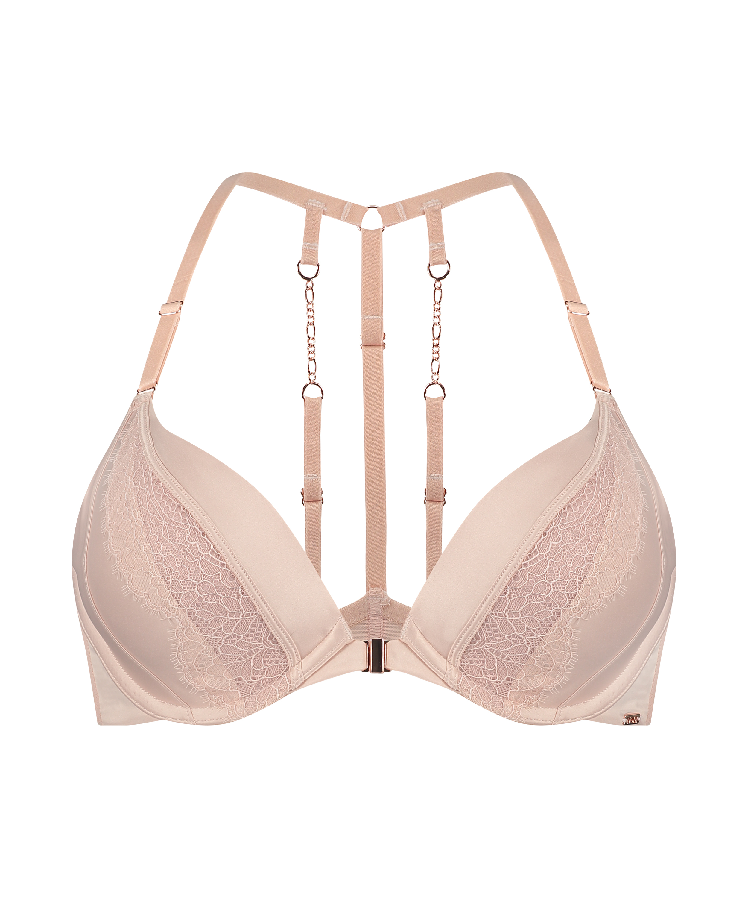 Sujetador push-up acolchado con aros Nicole, Rosa, main