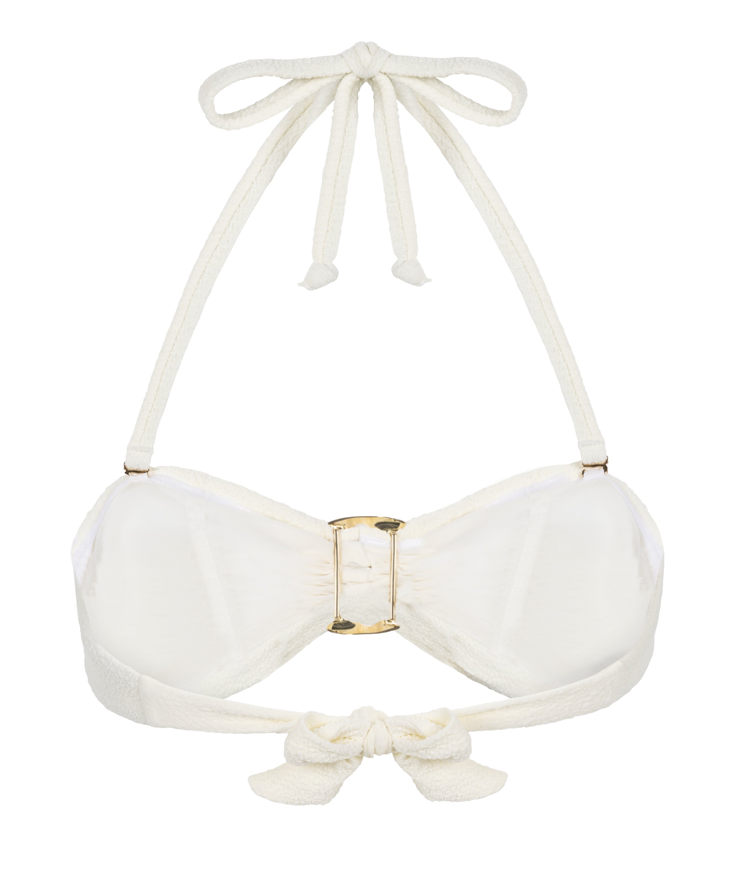 Top de bikini bandeau Cabo, Blanco, main