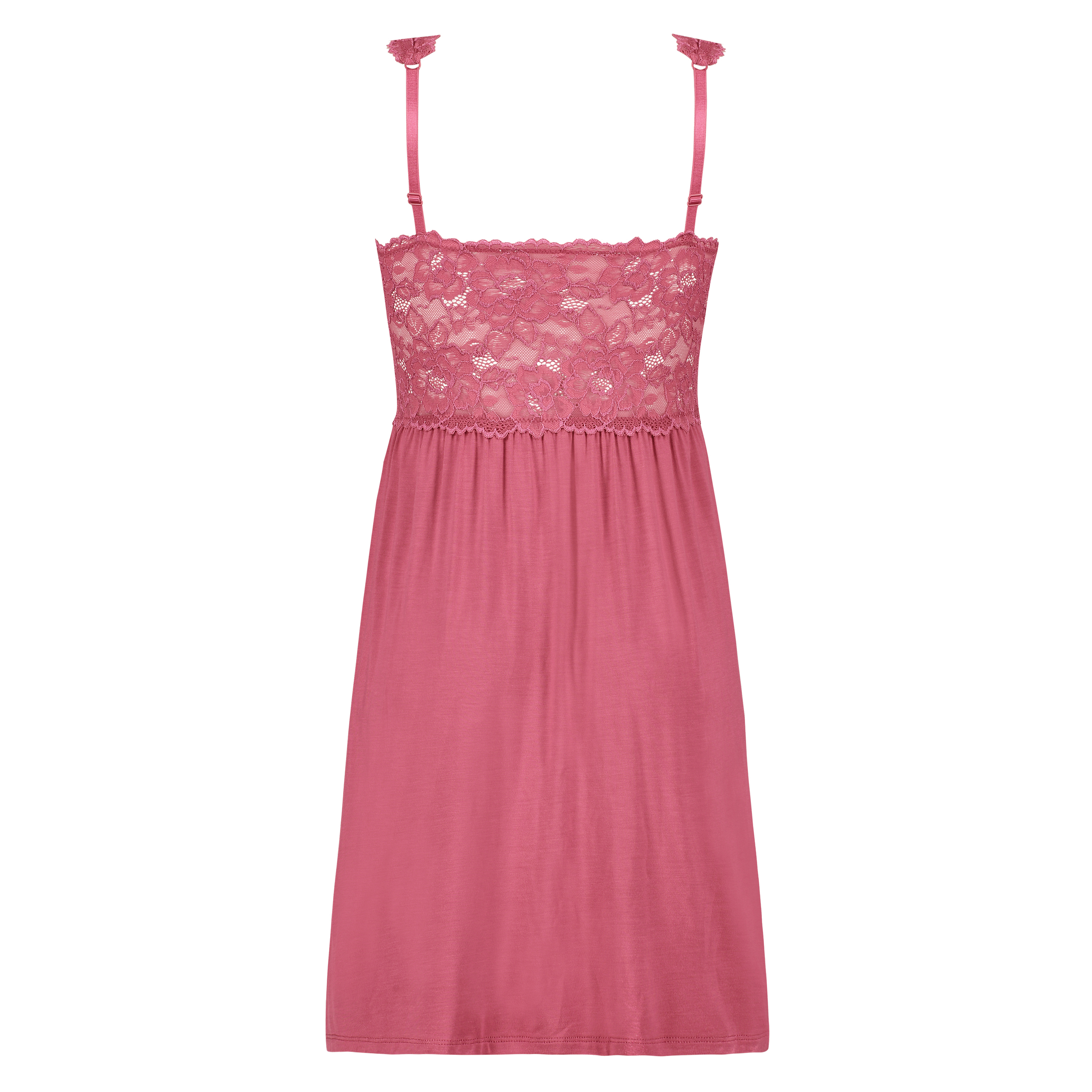 Vestido combinaci&oacute;n Modal Lace, Rosa, main