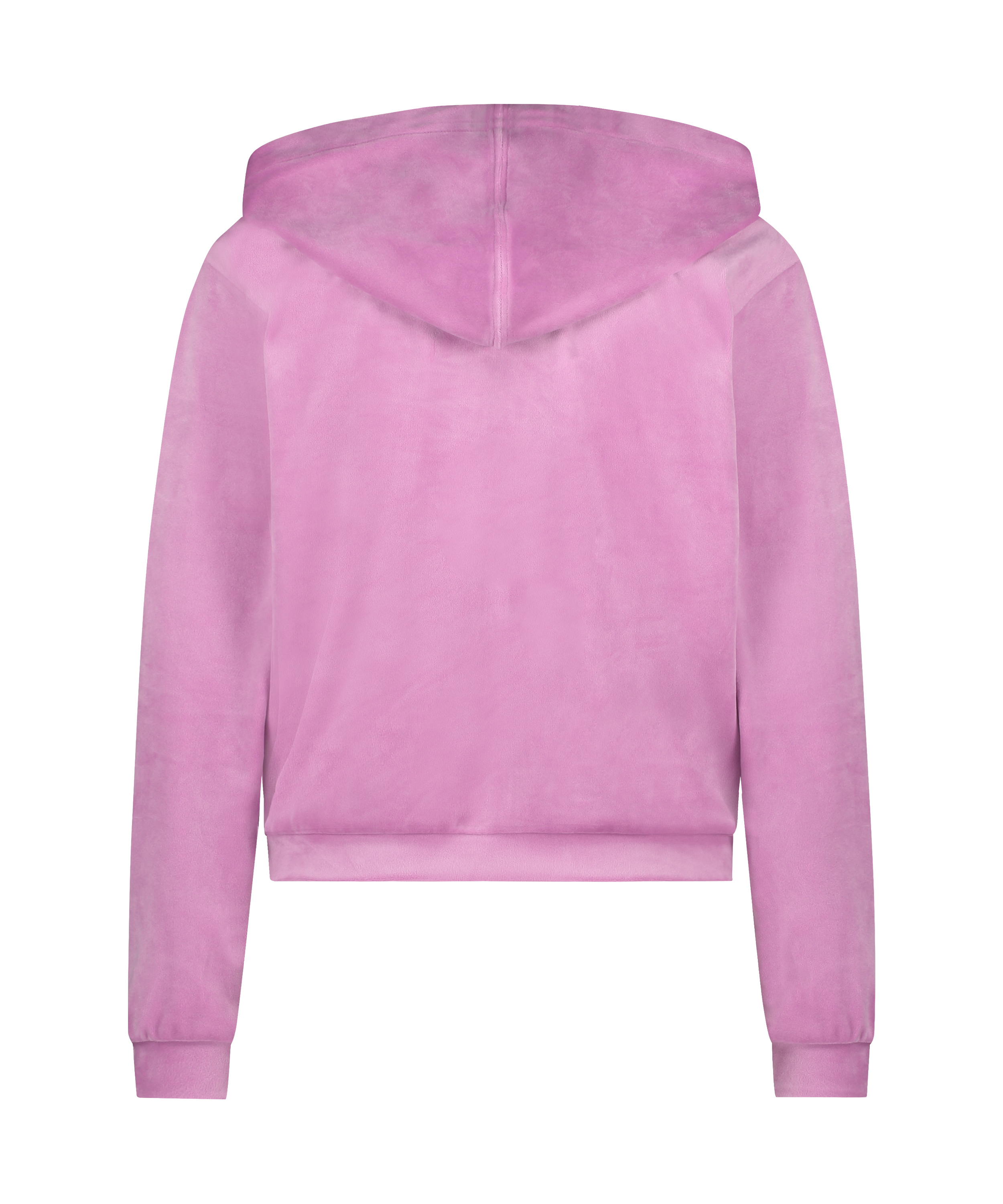 Chaqueta con capucha de terciopelo, Rosa, main