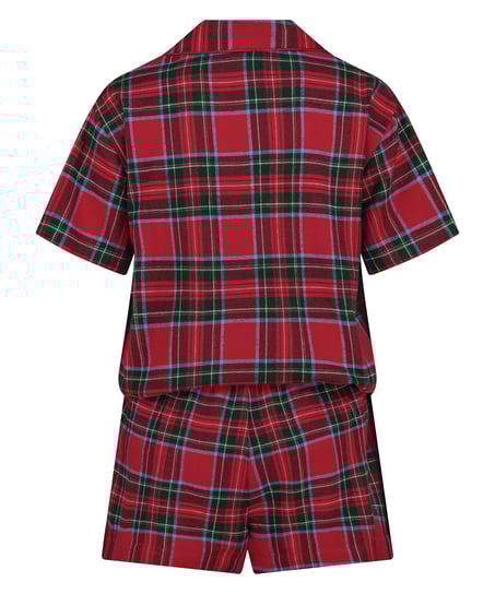 Conjunto de pijama Twill, Rojo