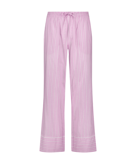 Pantal&oacute;n de pijama de algod&oacute;n, Rosa