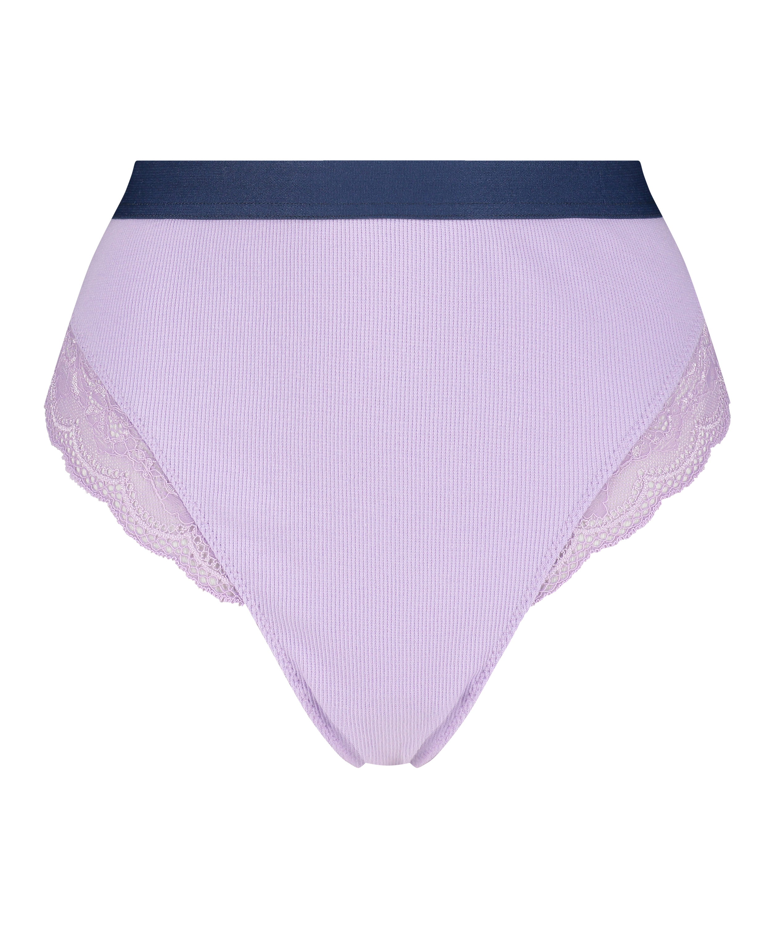 Tanga de corte alto Glo Up, Azul, main