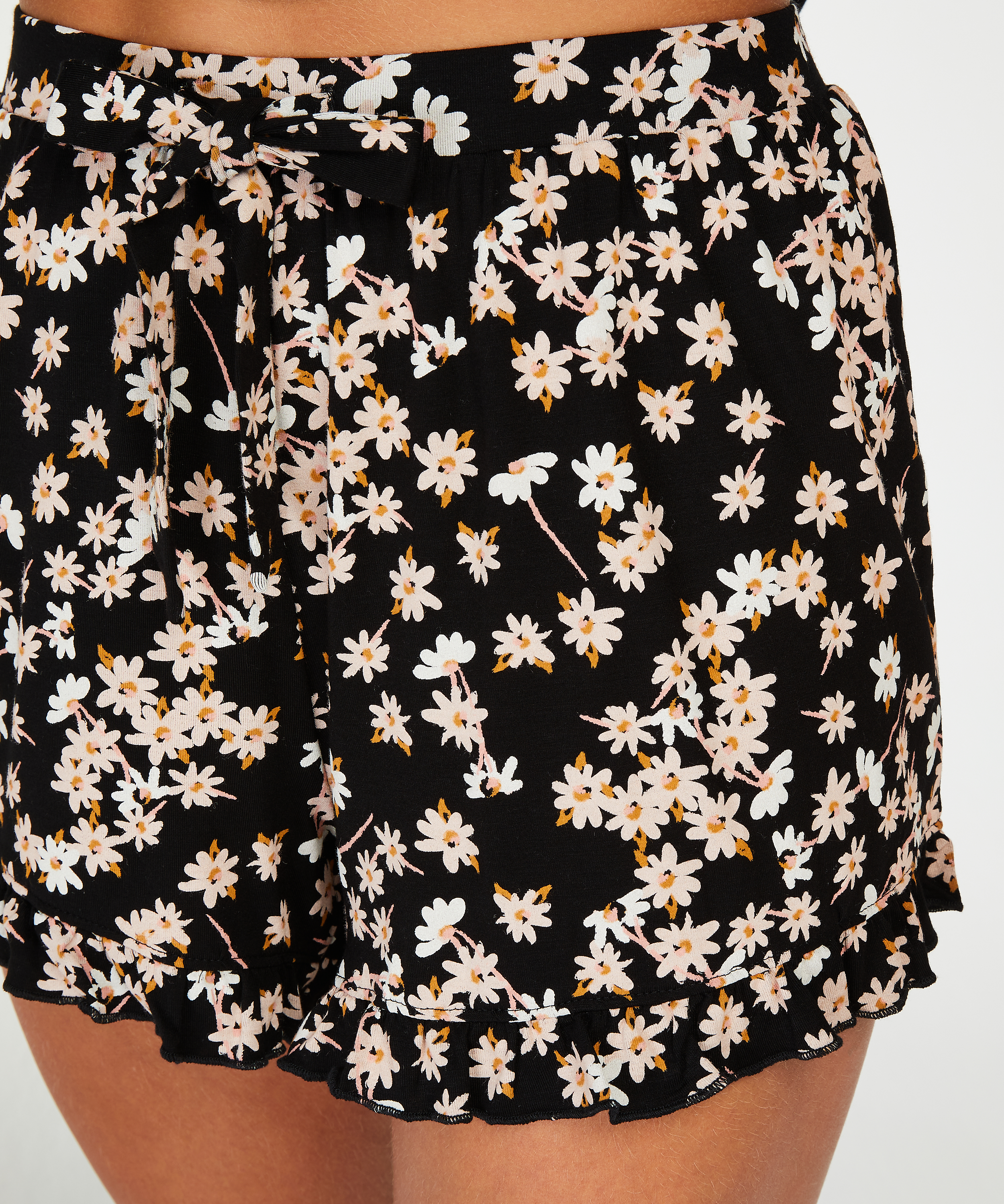 Conjunto de pijama corto, Negro, main