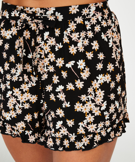 Conjunto de pijama corto, Negro