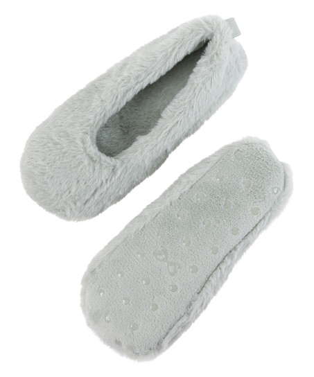 Bailarinas Fake Fur, Verde