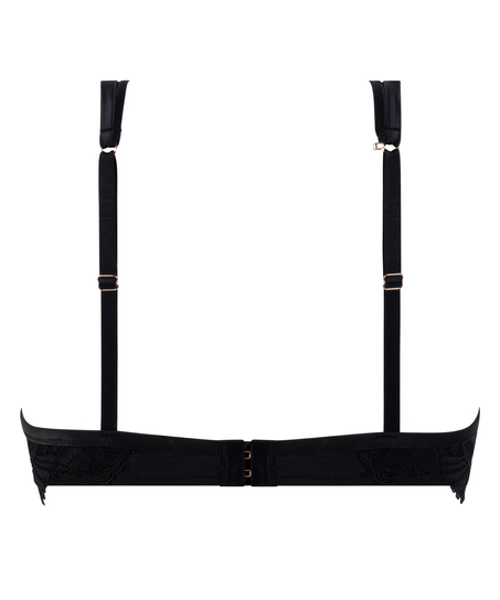 Sujetador de aros no preformado Poppy, Negro