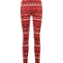 Leggings de terciopelo, Rojo