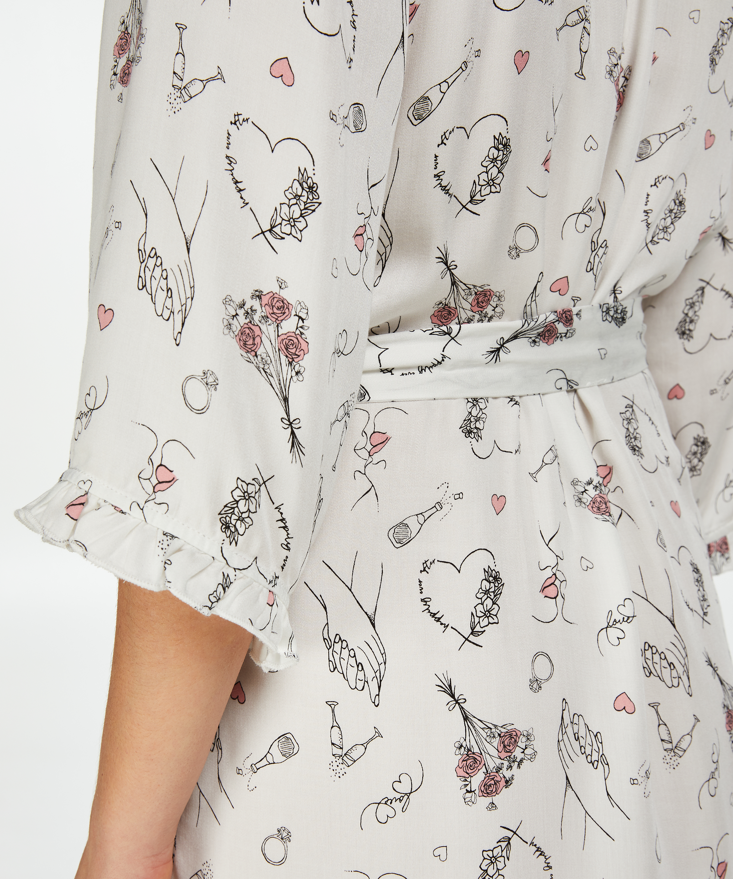 Kimono Bridal, Blanco, main