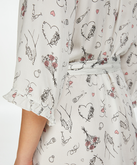 Kimono Bridal, Blanco