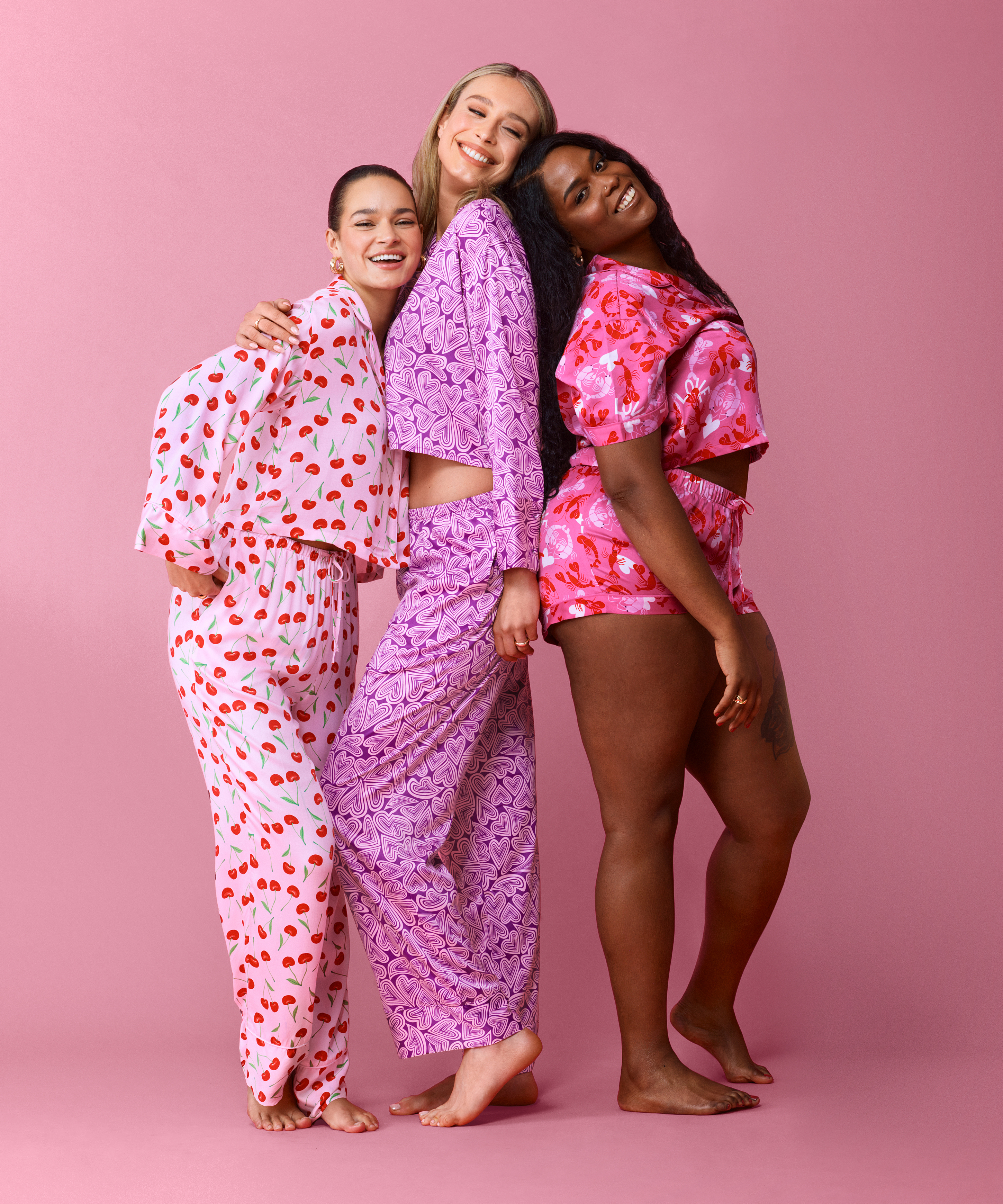 Pantal&oacute;n de sat&eacute;n, Morado, main