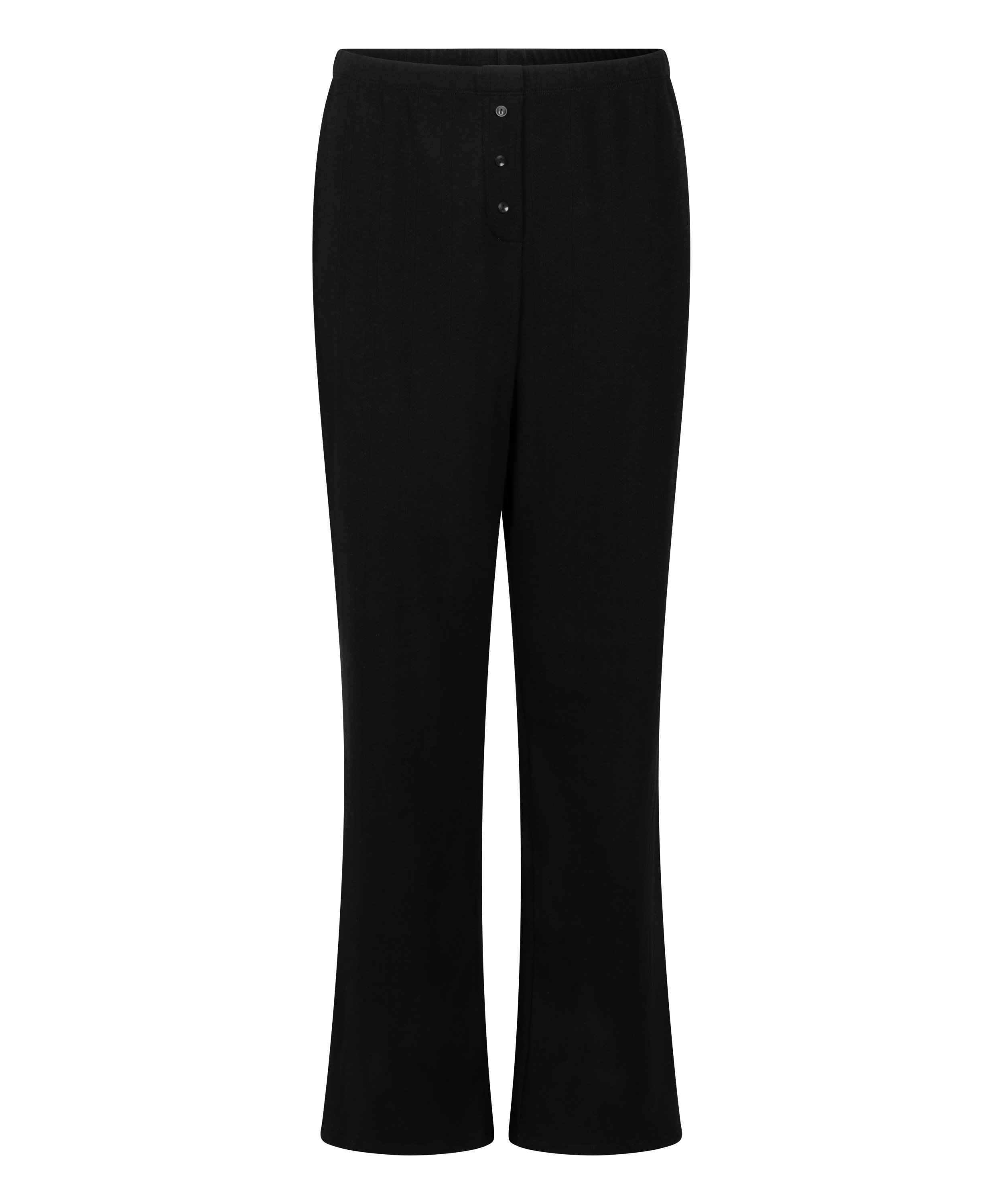 Pantalón de pijama Pointelle, Negro, main