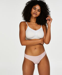 Tanga invisible Lace back, Rosa