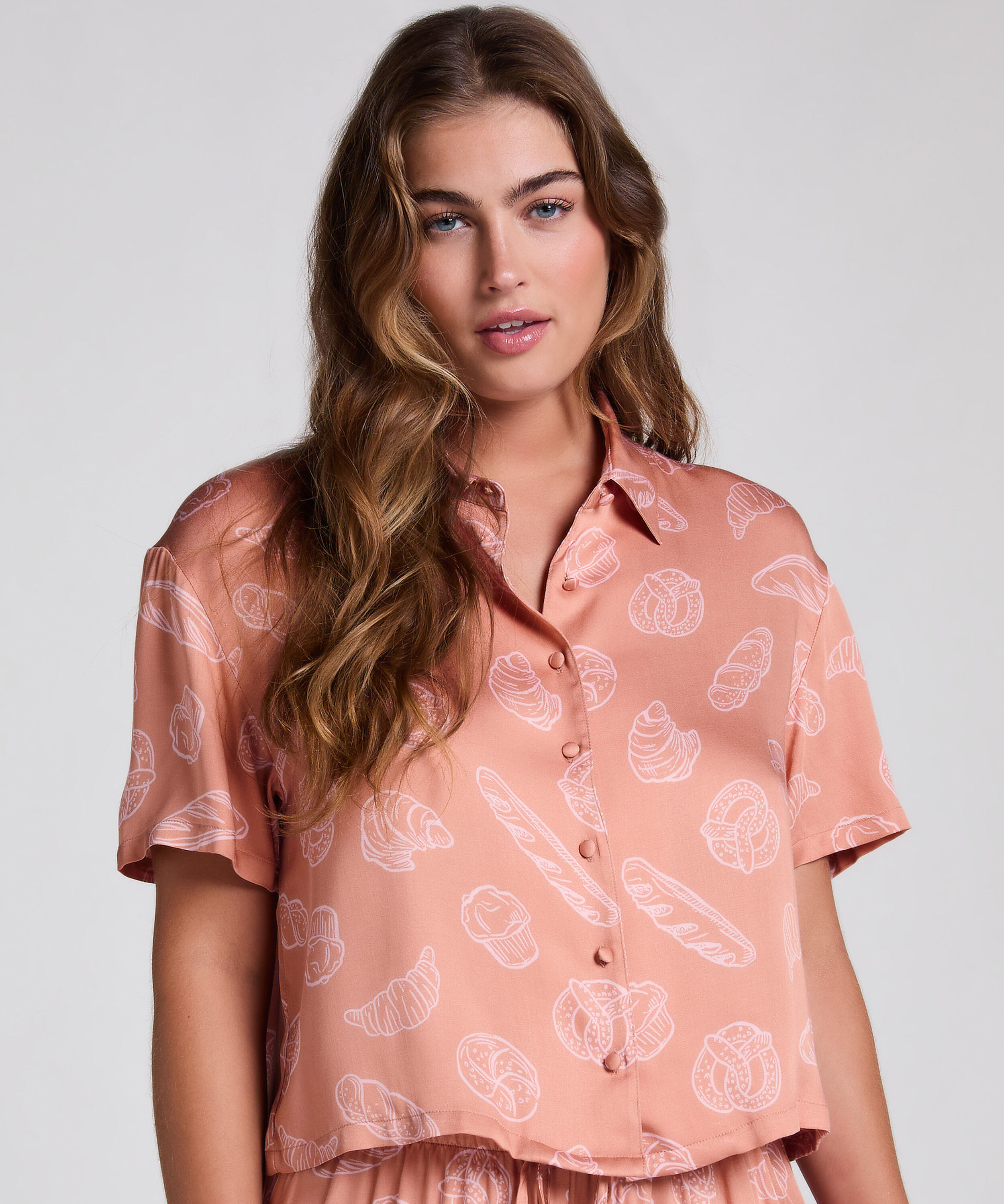 Top de pijama Springbreakers, Beige