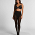 Pantys 40 Denier Core Control, Negro
