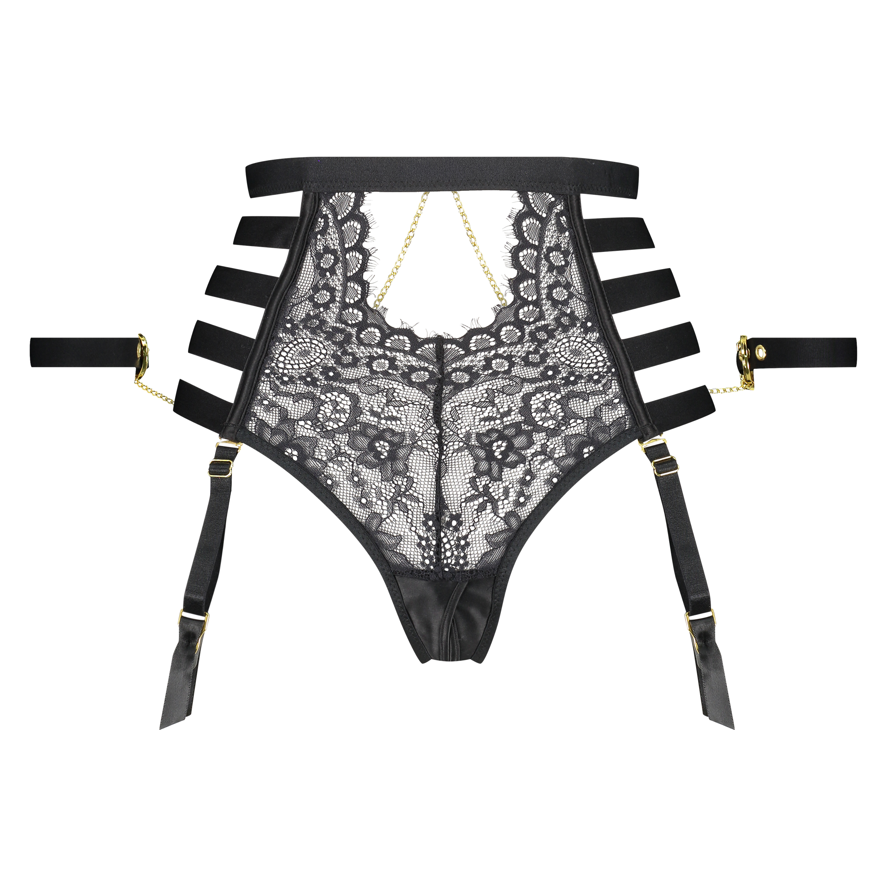 Tanga alto Honey, Negro, main