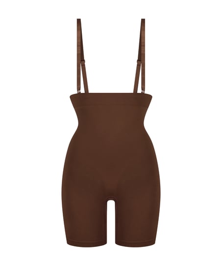 ﻿Faja correctora sin costuras para muslos, Marrón