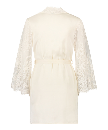 Kimono de encaje, Blanco