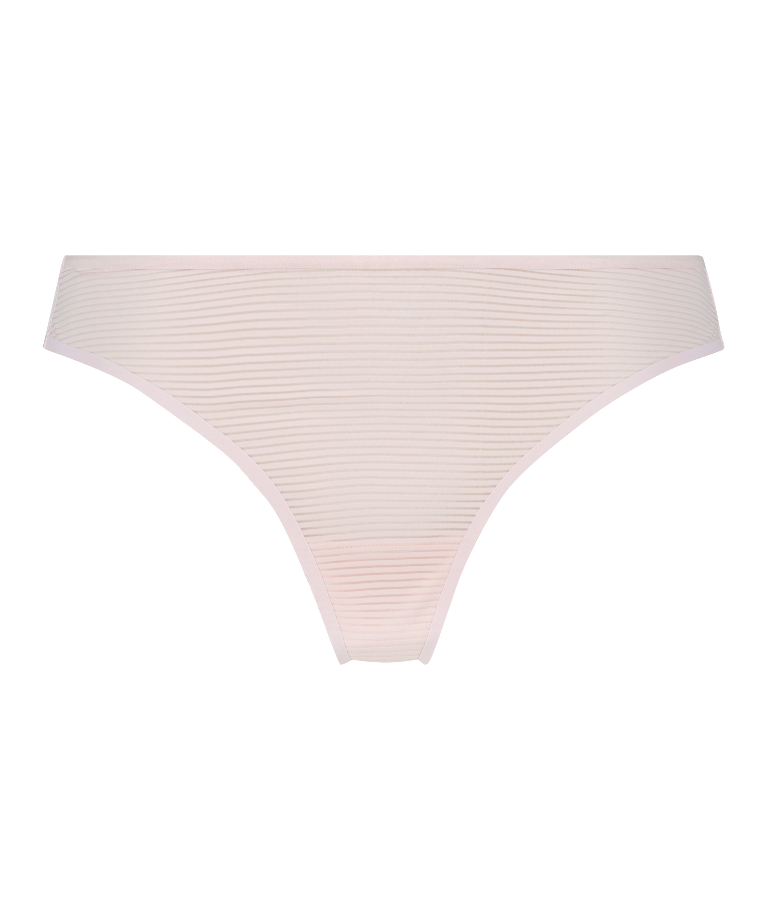 Tanga invisible Stripe mesh, Rosa, main