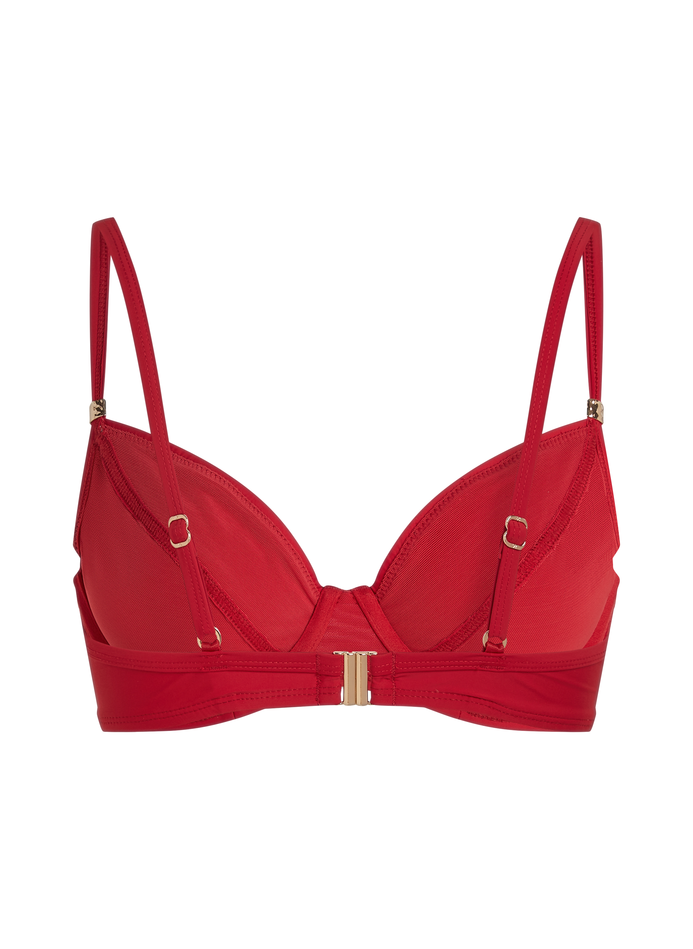 Top de bikini Luna, Rojo, main