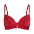 Top de bikini Luna, Rojo