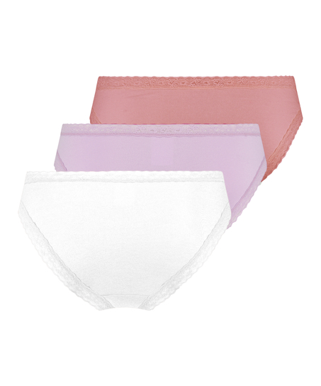 Lote de 3 braguitas classics, Blanco