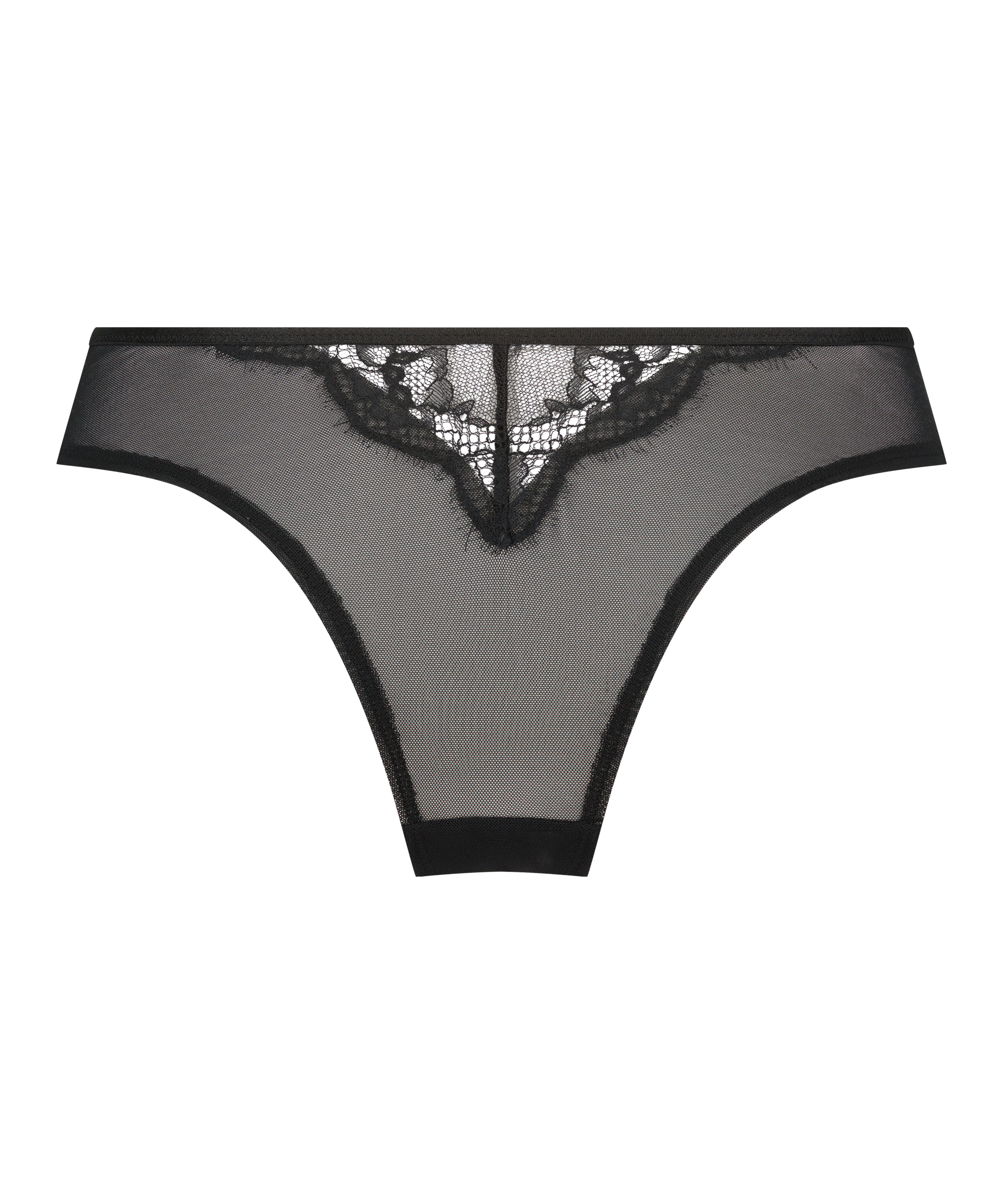 Braguita brasile&ntilde;a de pierna alta Elissa, Negro, main