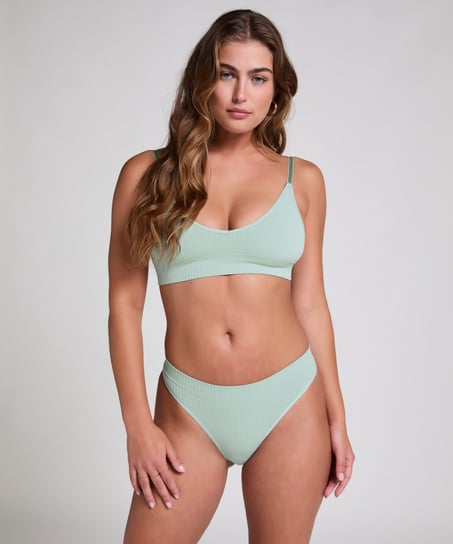 Tanga de tiro alto Dianne, Verde