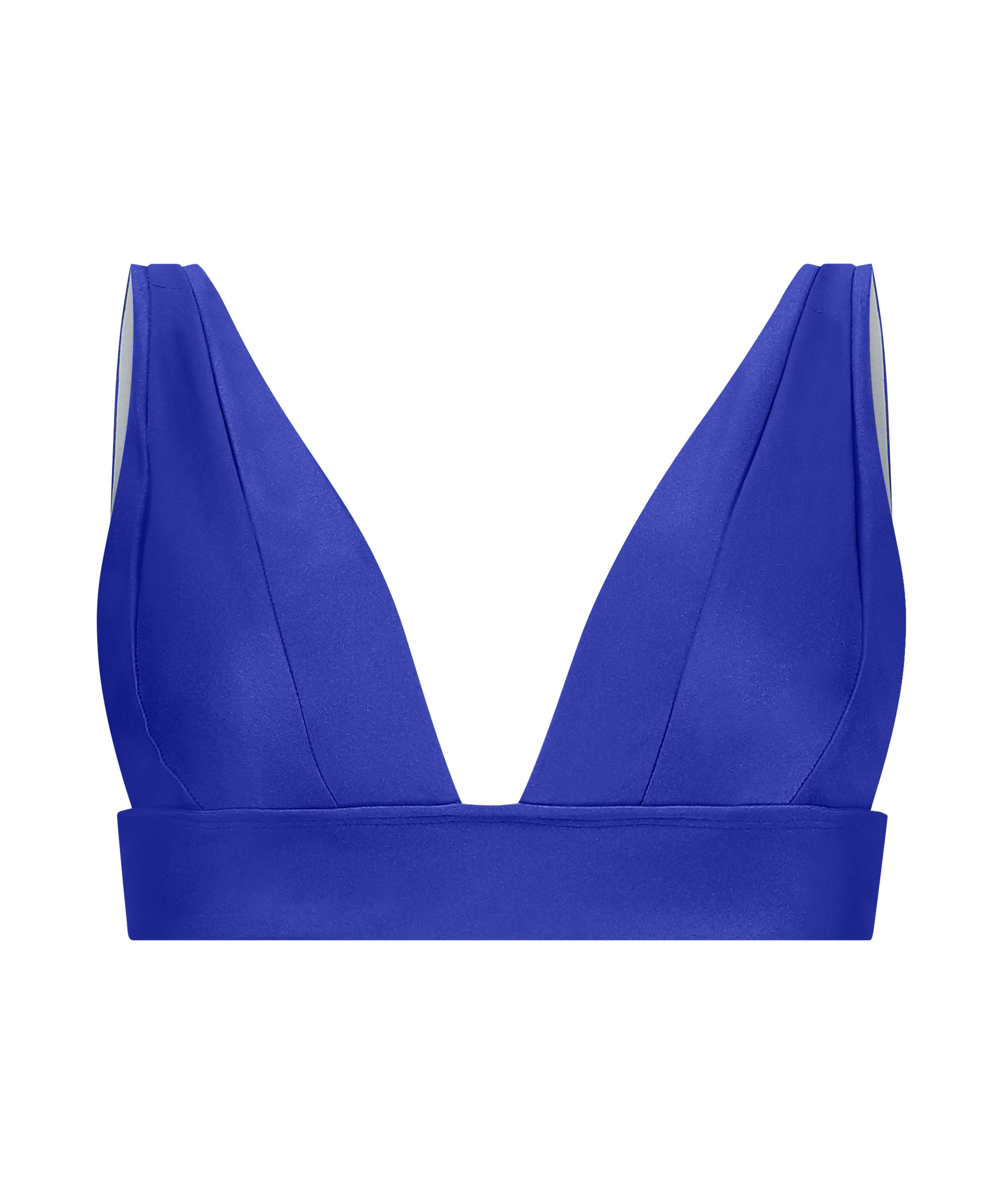 Top de bikini triangular Santorini, Azul, main