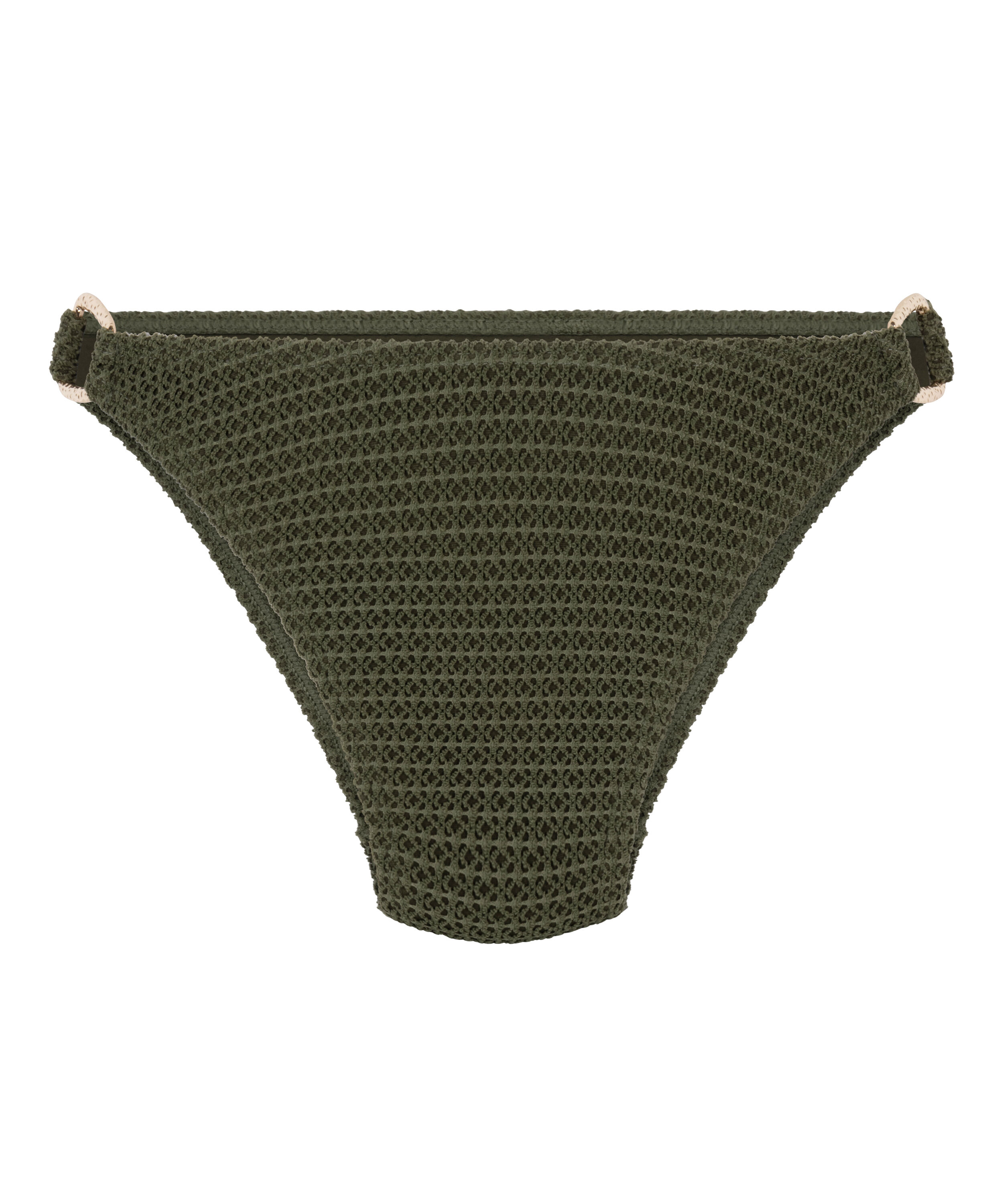 Braguita de bikini de talle alto Cairo, Verde
