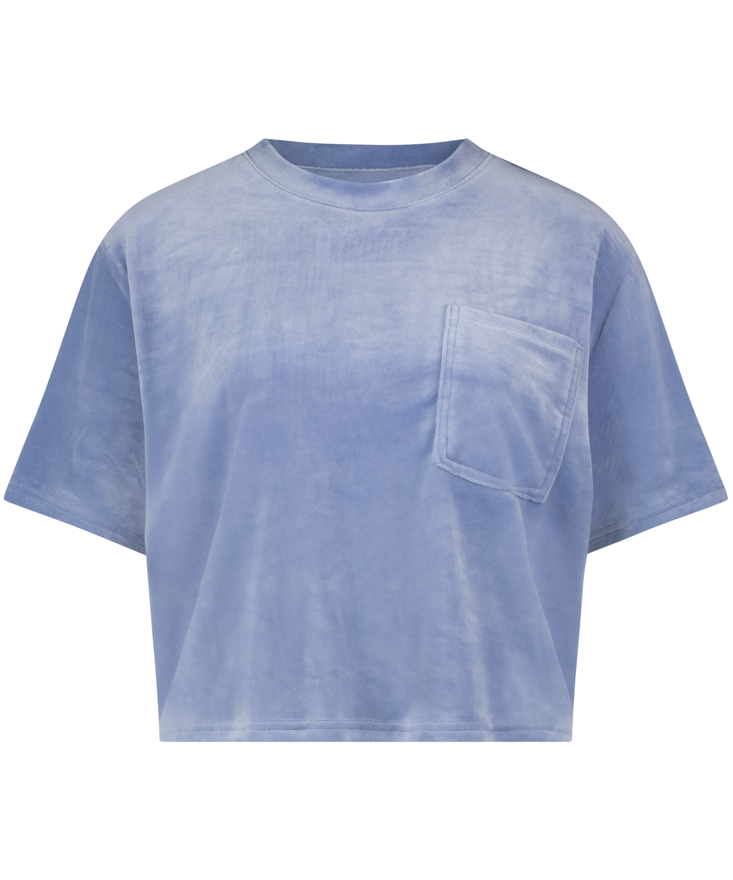 Top de terciopelo Pocket, Azul, main