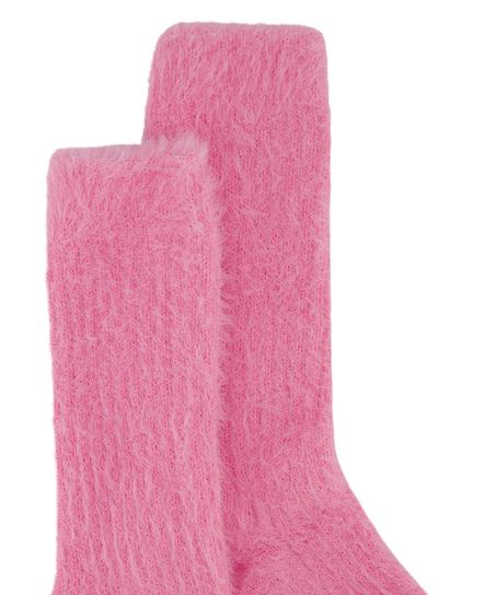 Calcetines Fluffy, Rosa