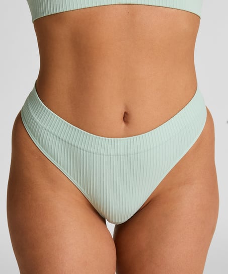 Tanga de tiro alto Dianne, Verde