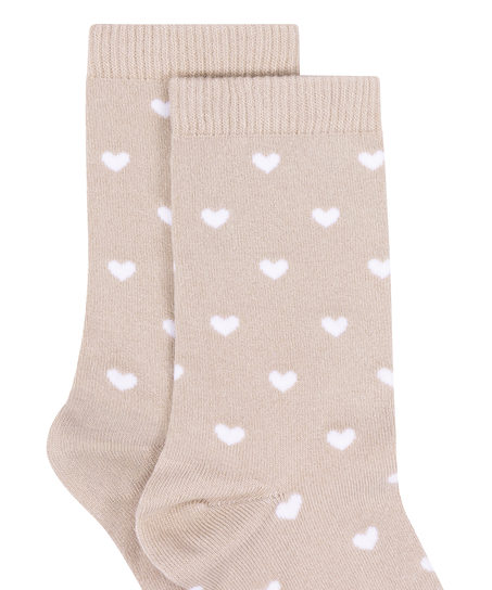Calcetines de modal, Beige